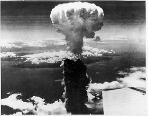 1945, first atomic bomb dropped